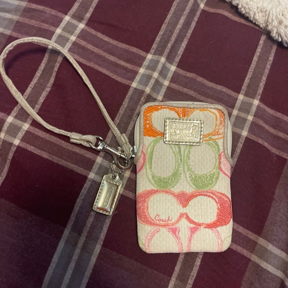 Coach Poppy phone holder/card holder